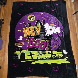Hey Boo Halloween Blanket
